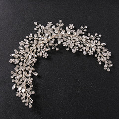 Boho Wedding Hair Accessory With Pearls And Leaves