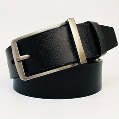 Men's Alloy Pin Buckle PU Leather Belt
