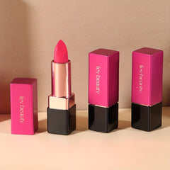 6 Colors Glitter Finish Matte Lipstick Waterproof Smudge Proof