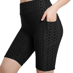 Women's High Waisted Biker Shorts for Yoga and Fitness
