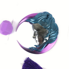 Moon Girl Silicone Mold for Wall Hanging Ornament