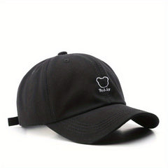 Unisex Embroidered Baseball Cap Curved Brim Sun Hat Adjustable Strap