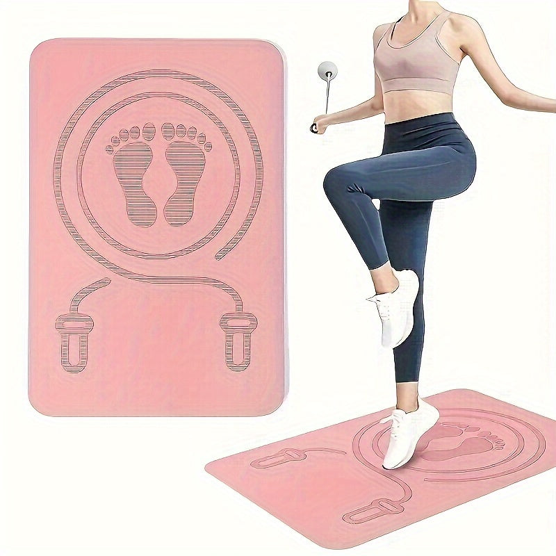Shockproof Skipping Sports Mat Extra Thick High Density Yoga Mat Non Slip