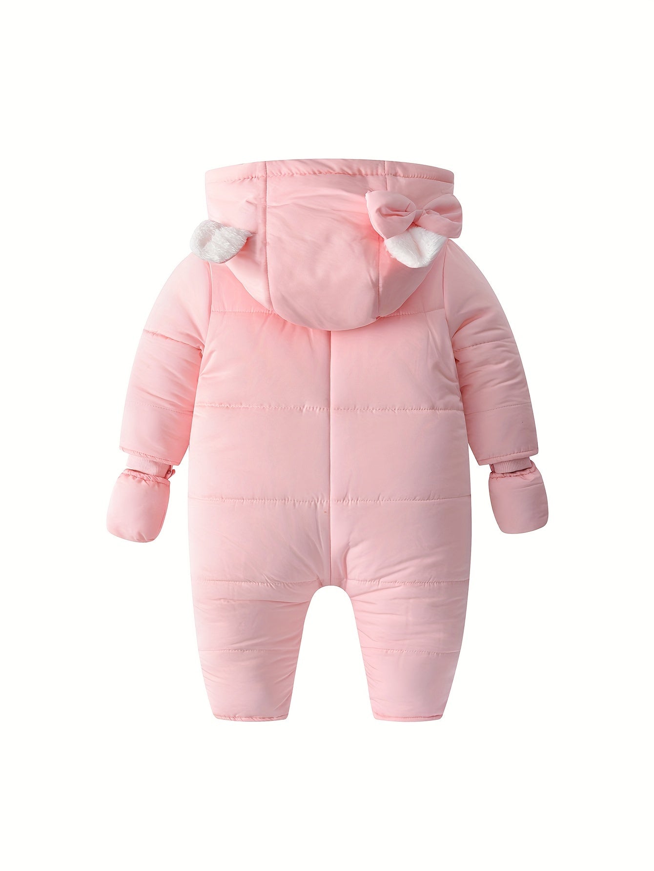 Winter Warmth Baby Jumpsuit with Horns - Unisex