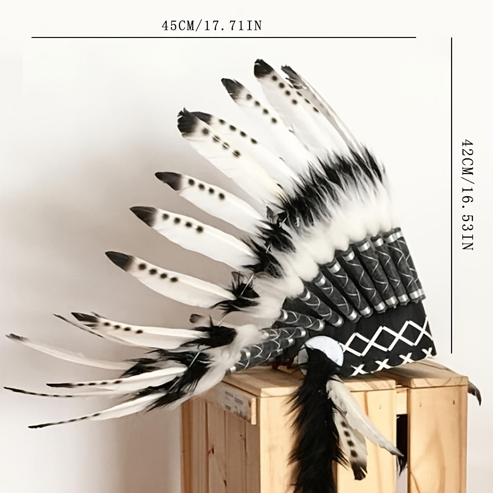 Children's Indian Chief Feather Headdress Headband
