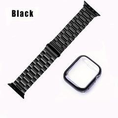 2pcs TPU Soft Case Stainless Steel Strap for Ultra Smartwatches