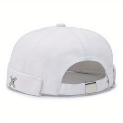 Spring Hip hop Hat Without Brim Street Hat Personality Brimless Round Hat