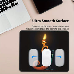 Candle Animation Figure Square Mouse Pad 20x24cm