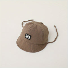 Unisex Sunshade Bucket Hat with M Label for Kids