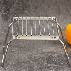 Portable Stainless Steel Campfire Grill Rack for Outdoor BBQ
