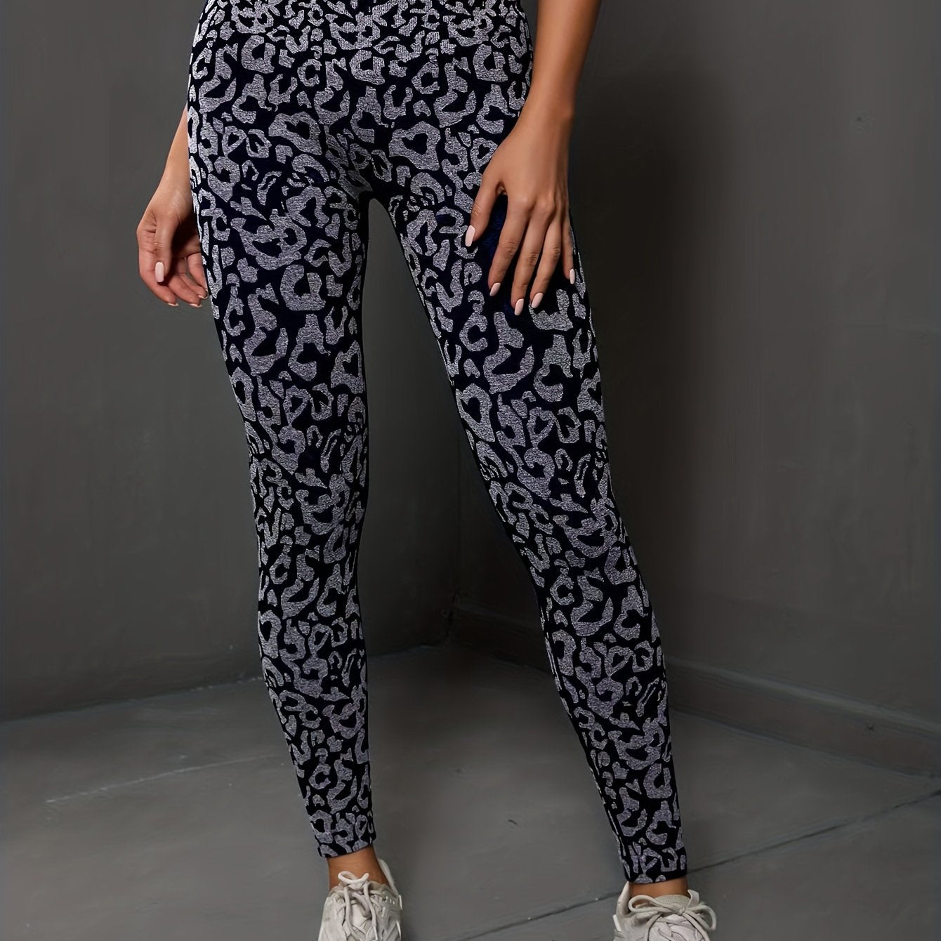 Leopard Print High Waist Yoga Leggings
