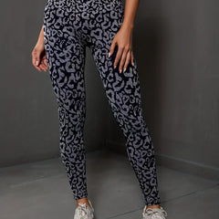 Leopard Print High Waist Yoga Leggings