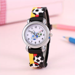 Colorful Cartoon Football Child's Electronic Watch