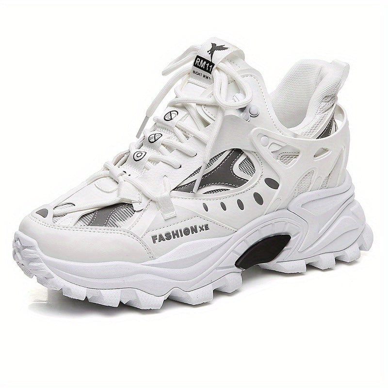 Men's Chunky Dad Sneakers Lace up Athletic Shoes