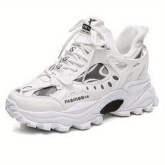 Men's Chunky Dad Sneakers Lace up Athletic Shoes