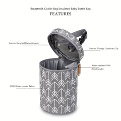 Insulated Breastmilk Cooler Bag for Nursing Mom