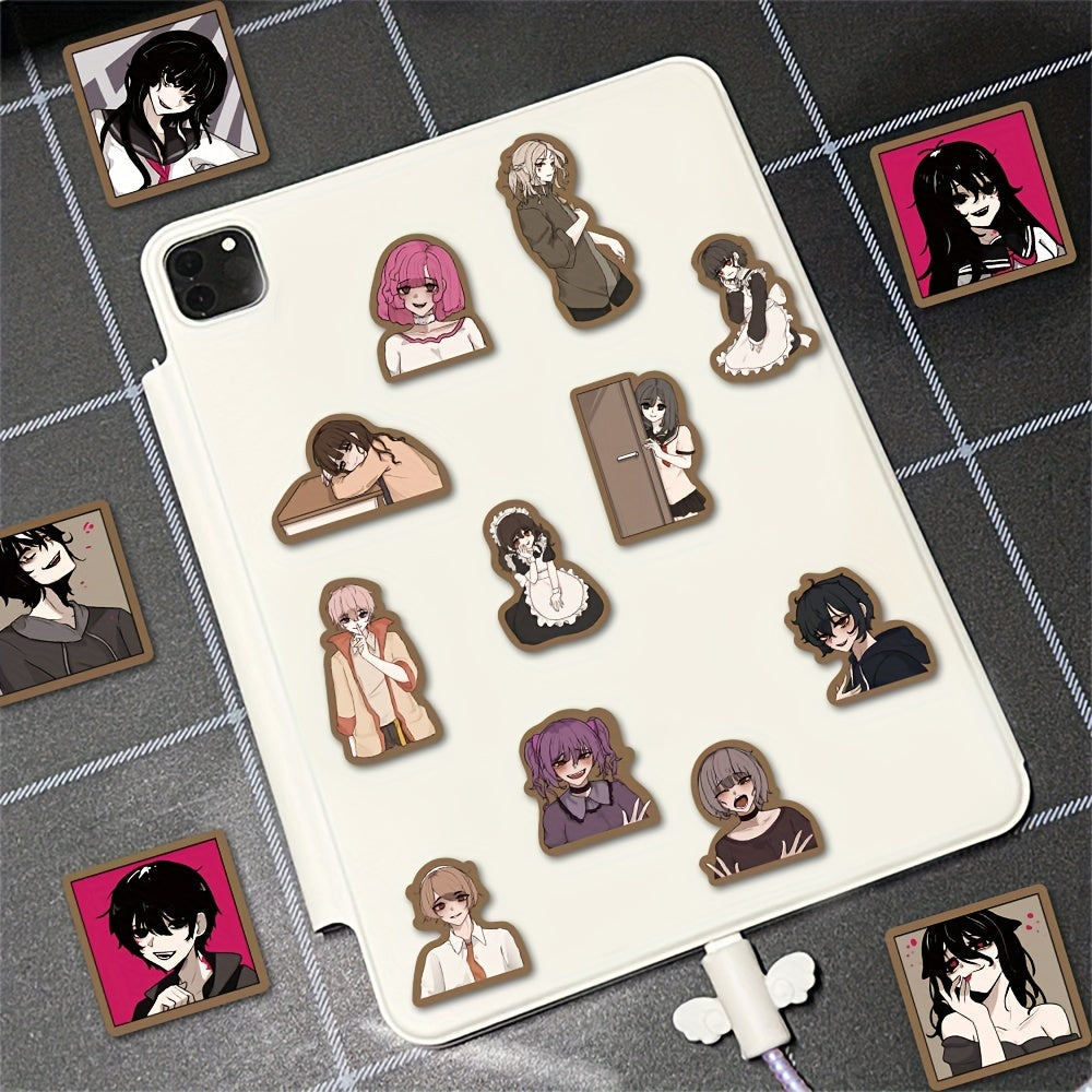 50pcs Character Stickers Waterproof for Skateboard Water Bottle Bicycle