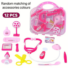 Kids Doctor Play Kit Medical Toy Set Stethoscope Syringe