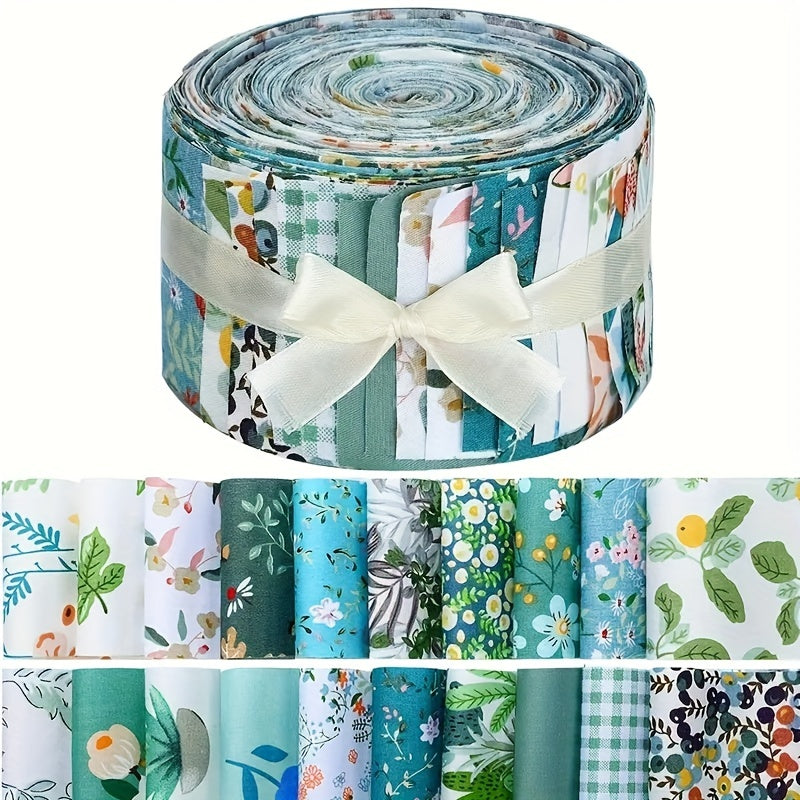 40pcs Floral Printed Quilting Fabric Cotton Craft DIY Doll Clothes Fabric