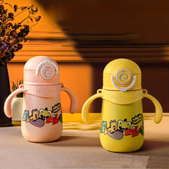 380ml Insulated Kids Cup with Straw and Handle