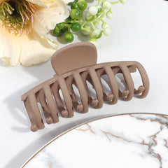 Matte Hair Claw Clips Grip Hair Barrettes Non Slip Tight Retro Vintage Hair