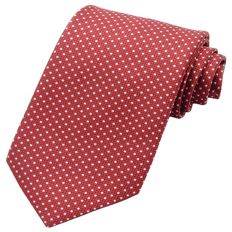 Men's Necktie Classic Small Checks Tie 3 6 Inch