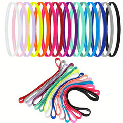 10pcs Non Slip Sports Headbands for Yoga Running Football Workout 5 Colors