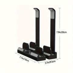 Adjustable Laptop Stand with Storage Rack