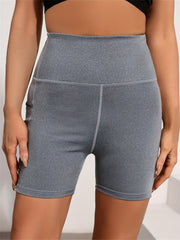 High Waist Butt Lifting Biker Shorts Slim Fit Workout Pants