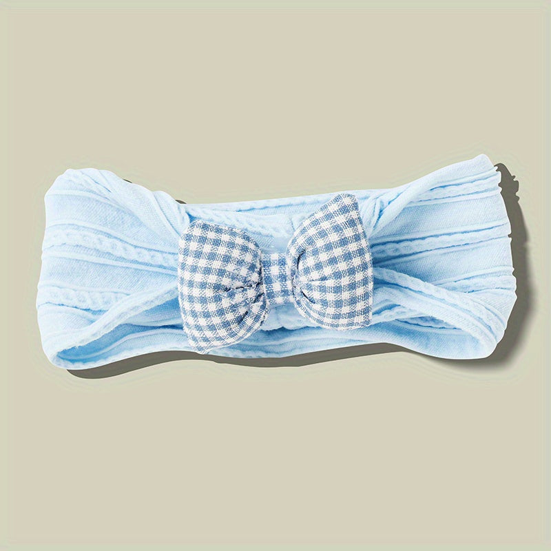 Newborn Baby Headscarf Hair Circle Comfortable Bow Style