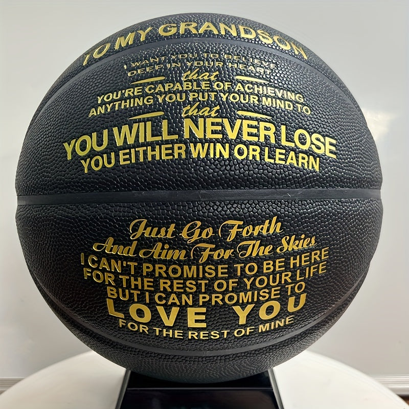 No 7 Basketball Grandpa Gift To Grandson Sports Game Supplies Gift