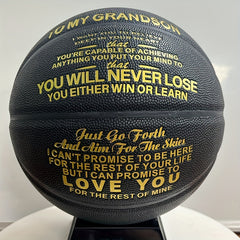 No 7 Basketball Grandpa Gift To Grandson Sports Game Supplies Gift