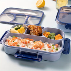1000ml 4-grid Lunch Box Outdoor Camping Meal Containers
