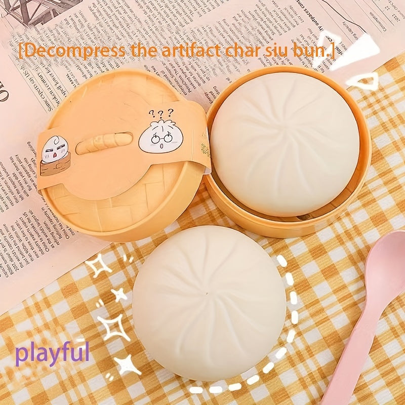 Big Steamed Buns Barbecued Pork Buns Slow Rebound Vent Toy