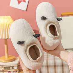 Women's Fluffy Slippers Cozy & Warm Slip On Winter Indoor Shoes