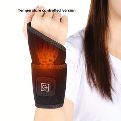 USB Heated Wrist Brace - 3-Speed Temperature Control