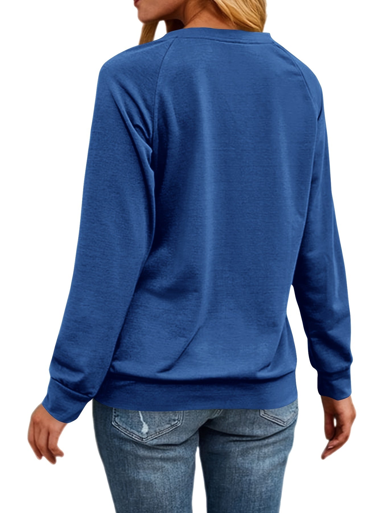 Wine Tassel Print Sweatshirt Long Sleeve Crew Neck Pullover Sweatshirt