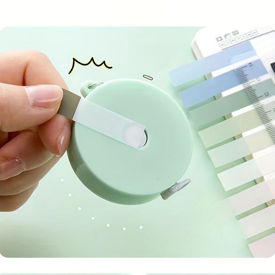 600 Pcs Morandi Colored Stickers Notepad Index Transparent Stickers