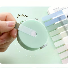 600 Pcs Morandi Colored Stickers Notepad Index Transparent Stickers