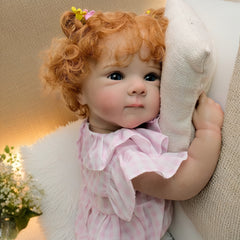 Realistic 19 Inch Vinyl Plush Bettie Reborn Doll with Open Eyes