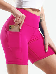 High Waist Yoga Sports Shorts Women's Activewear