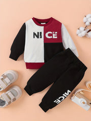 Toddler Boy's Sweatshirt & Trousers Set Fall Winter Tracksuit