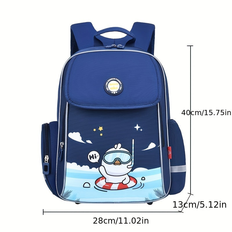 Cartoon Kindergarten Primary School Backpack Spine Protection Bag