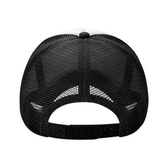 Boys Excavator Print Baseball Cap Sunscreen Mesh Trucker Hat