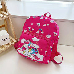 Cartoon Unicorn Backpack For Kids Aged 3-12 Lightweight Kindergarten Bag