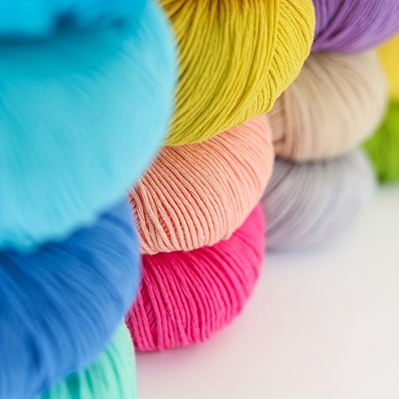 Pure Cotton Yarn For Knitting And Crochet 50g