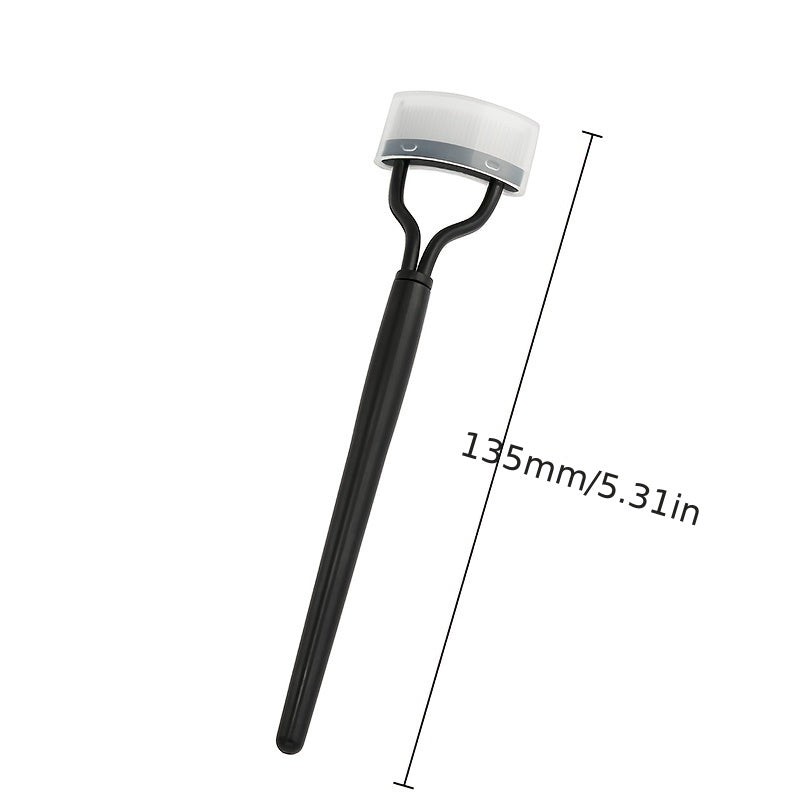 Metal Teeth Eyelash Comb and Brow Brush for Mascara Application
