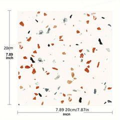 10pcs PVC Waterproof Non-slip Floor Stickers for Toilet Kitchen Entrance