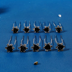 10pcs Rhinestone Flower Hairpin Bridal Wedding Hair Accessories
