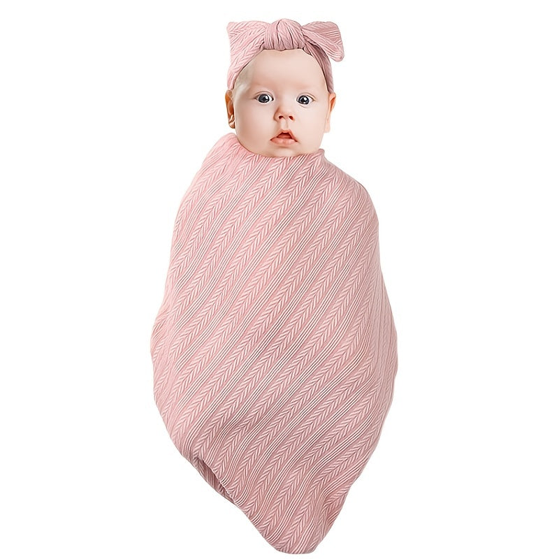 3pc Baby Swaddle Bag Set Newborn Quilt Polyester Cotton Wrap Blanket